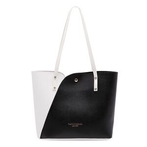 Black and White Tote Bags fu leather very fashionable good traveling